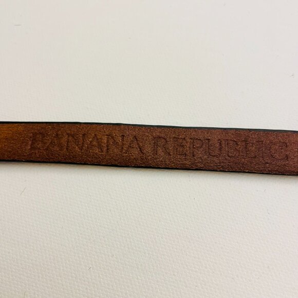 Banana Republic Leopard Print Haircalf Skinny Belt Size XS - Picture 4 of 9